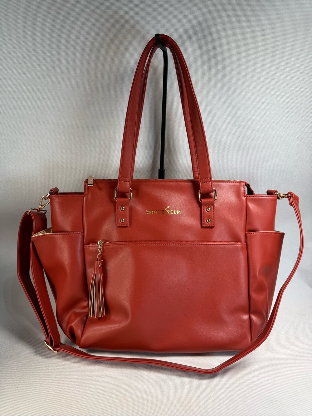 White Elm Gemini Convertible Work Travel Tote Diaper Bag Backpack -retired color